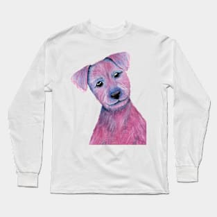 Purple Irish Terrier Long Sleeve T-Shirt